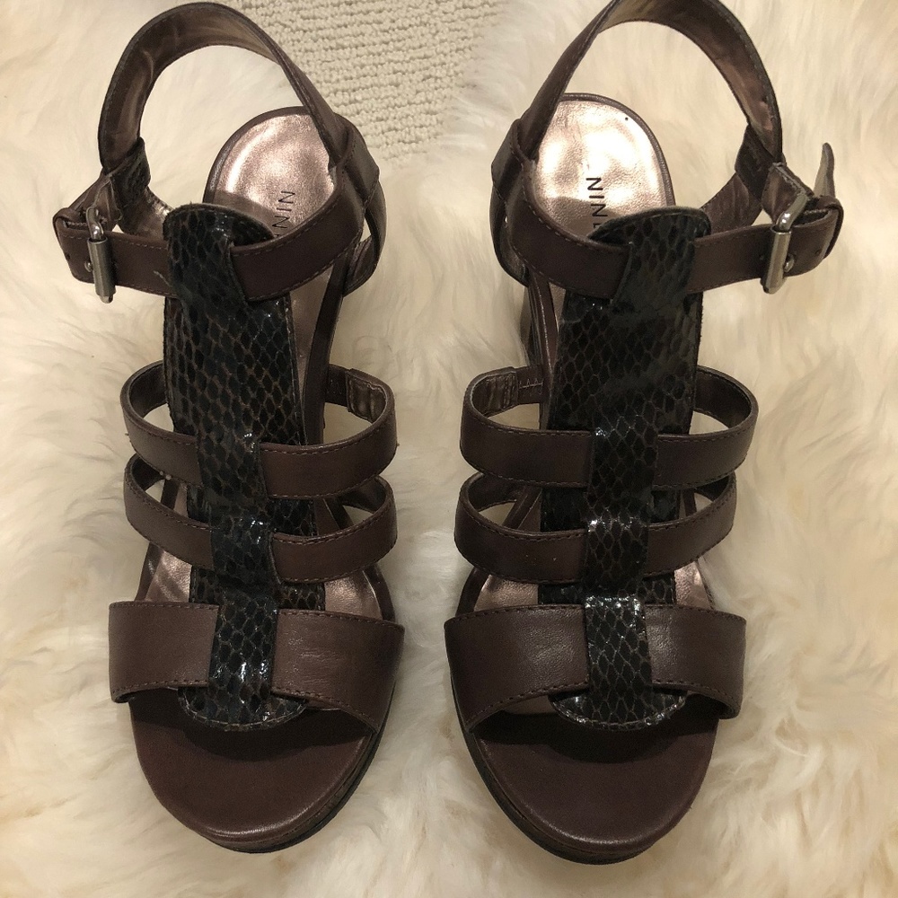 Nine West Gladiator heels